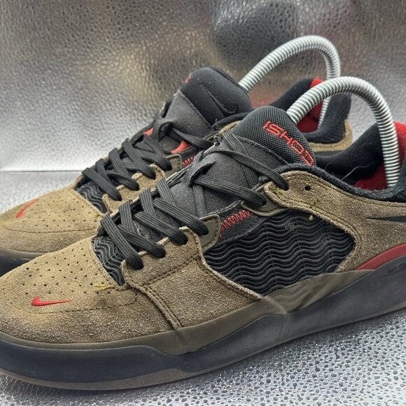 Size 7.5 - Nike SB Ishod Wair Light Olive‎ Skate Shoe DC7232-300 Mens main image 7